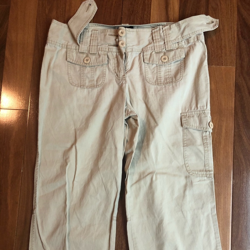 Limited khaki capris